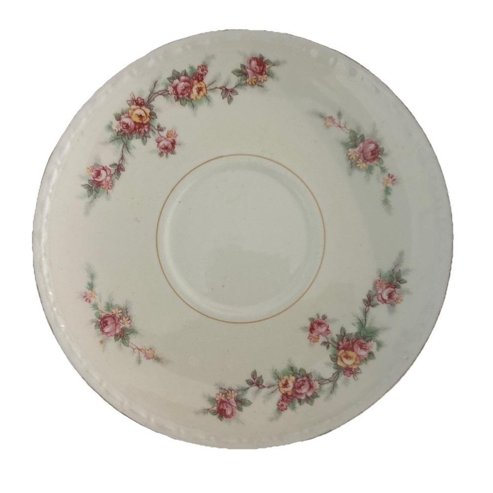 Saucer Homer Laughlin Eggshell Georgian 6" Made in USA Vintage